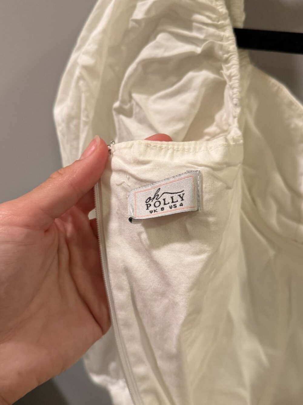 White Mini Dress - Picture 3 of 4